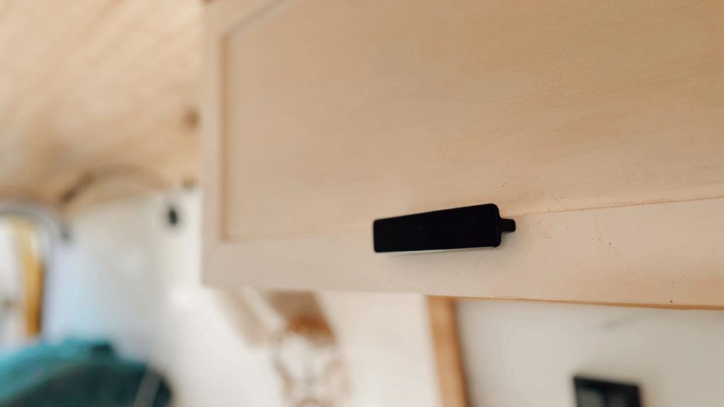 Ikea cabinet handles to build a campervan