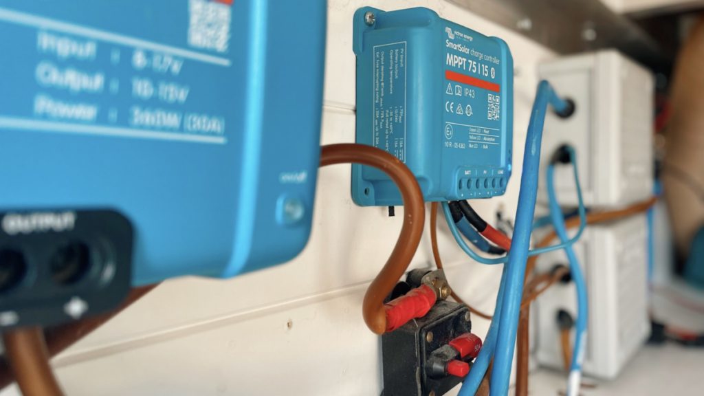 Victron electronic controllers for off grid van life