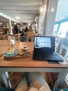 Working online while Travelling in a Van