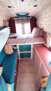 Inside camper Fien