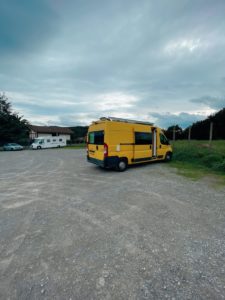 Parking close to Urdaibai Biosphere Reserve