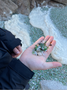 Crystal Beach glass pieces